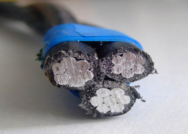 Periwinkle Aluminum Triplex Underground Cable Abc Cable With ACSR Neutral Wire