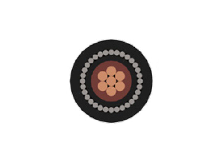 BS 5467 Copper Conductor Flexible Armored Cable Single Core Aluminum Wire PVC 0.6 / 1kV Cable