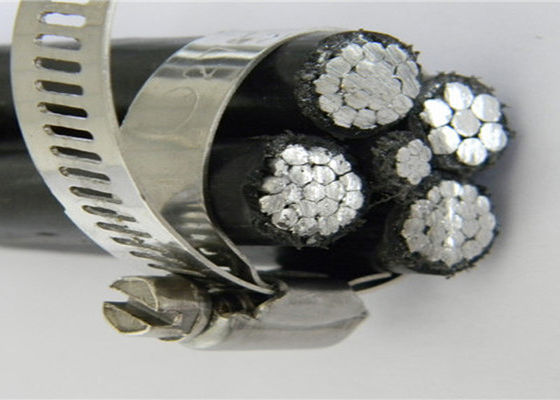 Bassa tensione BS 6622 rivestimento di PVC del cavo elettrico di ABC dei 5 centri